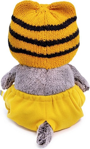 Классическая игрушка BUDI BASA Кот Басик Baby в шапке тигренка 6776232