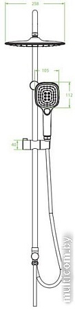 Душевая система Laveo Zorita PLZ 70KX
