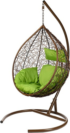 Подвесное кресло BiGarden Tropica Twotone (коричневый/зеленый)