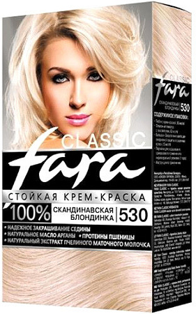 Крем-краска Fara Classic 530 скандинавская блондинка 50 мл