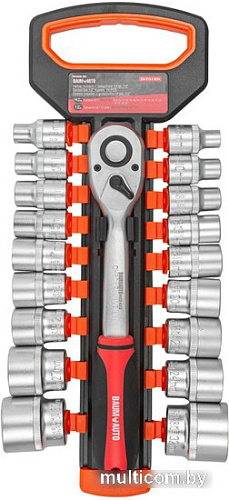 Набор трещотка с головками BaumAuto BM-019-5MSA (19 предметов)