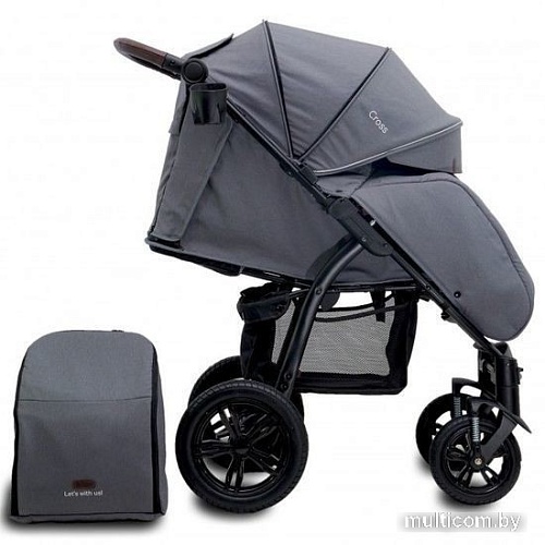 Коляска прогулочная «книга» Bubago Cross Air 2023 (кирпичный)