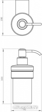 Дозатор Aquanet 5681-1