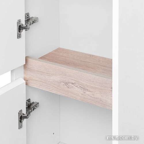 Акватон Шкаф-пенал Нортон 34 1A249403NT01L (левый, белый/дуб эндгрейн)