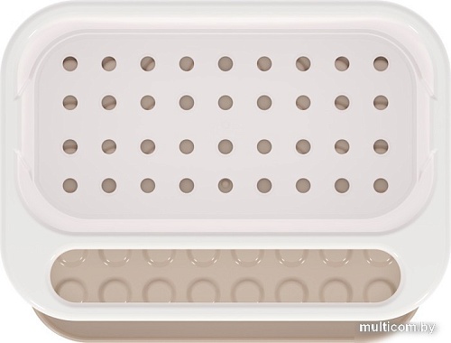 Органайзер для раковины Альтернатива М5951 (белый/бежевый)