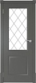 Межкомнатная дверь Юни Финская ПО 70x200 (графит)