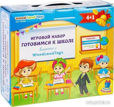 Развивающая игра WoodLand Toys Готовимся к школе 132106