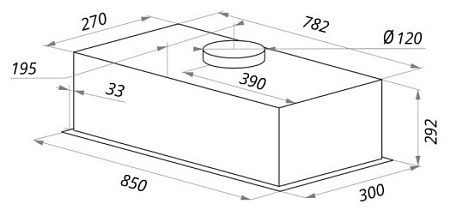 Встраиваемая вытяжка MAUNFELD Crosby Push (2m) 60 нержавейка