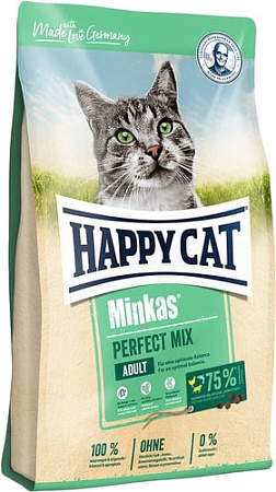 Корм для кошек Happy Cat Minkas Pеrfect Mix с птицей, ягненком и рыбой 4 кг