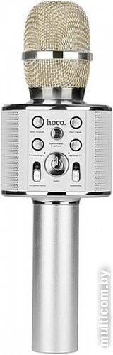 Микрофон Hoco BK3 (серебристый)