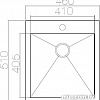 Кухонная мойка Asil AS 217 (матовая, 1.2 мм)