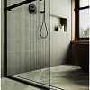 Душевая стенка MaybahGlass 195x89 MGD-732-6у (прозрачное стекло/черный)
