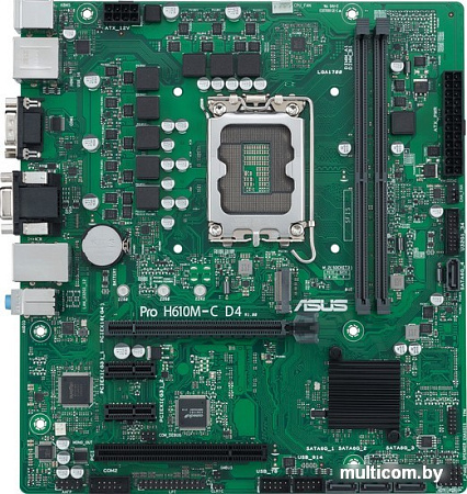 Материнская плата ASUS Pro H610M-C D4-CSM