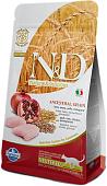 Сухой корм для кошек Farmina N&D Low Grain Cat Chicken & Pomegranate Neutered 0.3 кг