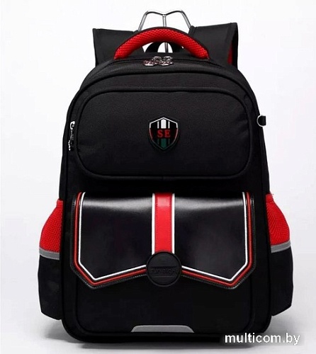 Школьный рюкзак Sun Eight SE-22006 (черный/красный)