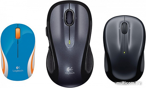 Мышь Logitech Wireless Mini Mouse M187 (голубой) [910-002733]