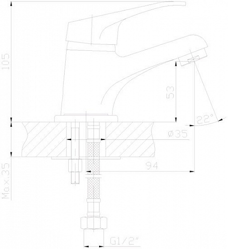 Смеситель Decoroom DR37011