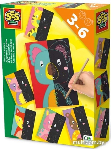 Набор для рисования SES Creative Скретч-карточки 14625
