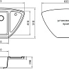 Кухонная мойка Granicom G008 (грей)