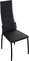 Стул Трия Кредо (черный муар/кожзам черный)