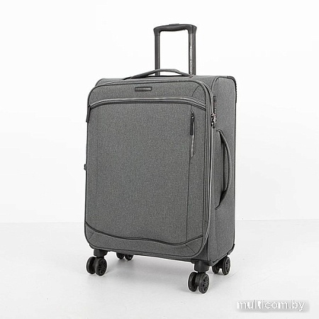 Чемодан-спиннер Francesco Molinary 338-1004/3-24GRY (серый)
