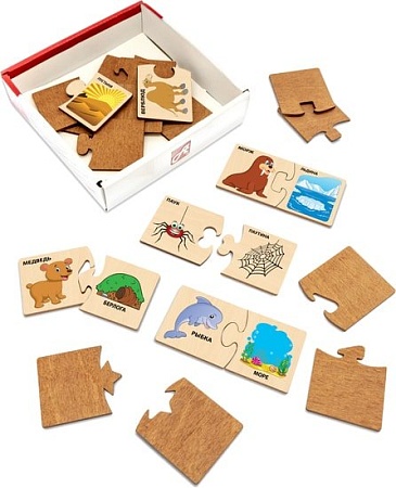 Мозаика/пазл Анданте Кто где живет? Ассоциации RDI-D068a