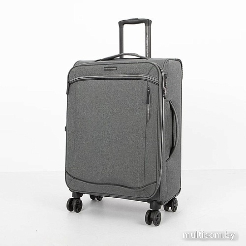 Чемодан-спиннер Francesco Molinary 338-1004/3-24GRY (серый)