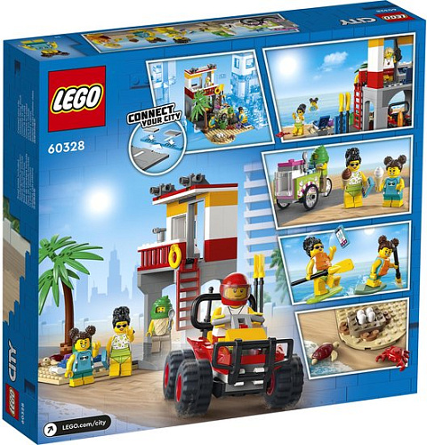 Конструктор LEGO City 60328 Пост спасателей на пляже