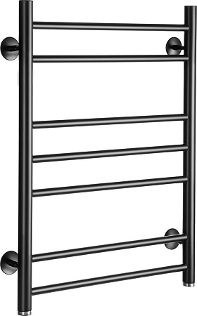 Полотенцесушитель Ростела Свирель V 500x700/7 1" (Ral 9005, нижнее подключение)