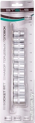 Набор торцевых головок Stels 13607 (10 предметов)