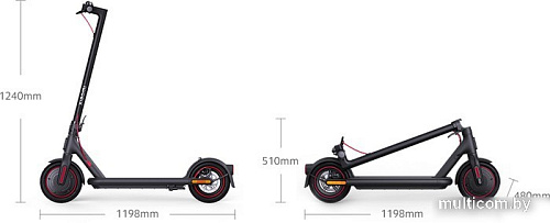 Электросамокат Xiaomi Mi Electric Scooter Pro 4 DDHBC20NEB
