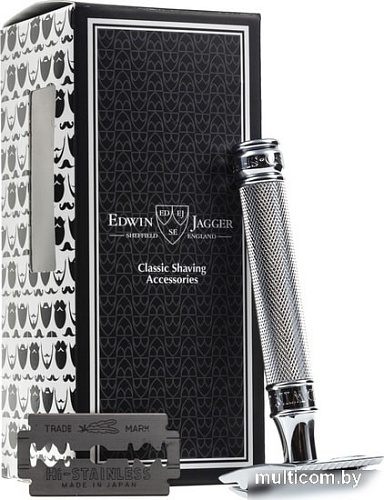 Бритвенный станок Edwin Jagger DE89KN14BL Т-образный