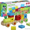 Конструктор/игрушка-конструктор Bondibon Baby You Паровоз ВВ1503