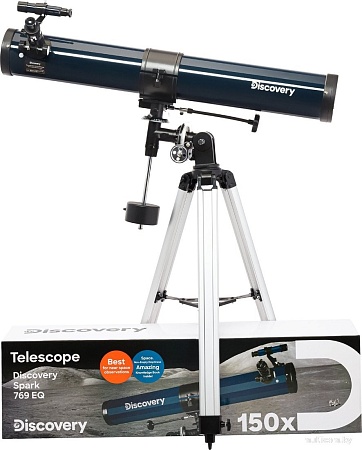 Телескоп Levenhuk Discovery Spark 769 EQ с книгой