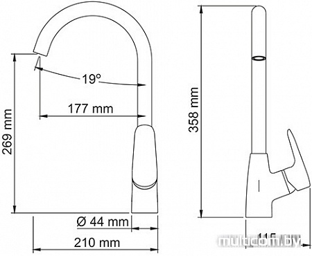 Смеситель Wasserkraft Vils 5607