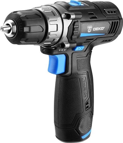 Дрель-шуруповерт Deko ZKCD12 SET6 084-1040 (с 2-мя АКБ, кейс)