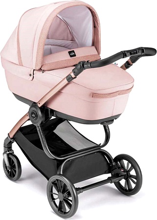 Универсальная коляска CAM Ami (2 в 1, розовый/рама розовое золото)