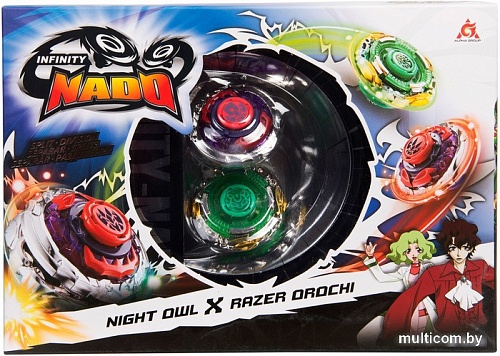 Волчок Infinity Nado Сплит Owl&Orochi 36060