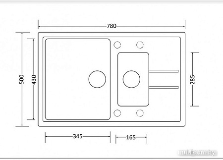 Кухонная мойка ZorG Luka 102 (слоновая кость)