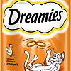 Лакомство для кошек Dreamies лакомые подушечки с курицей 140 г