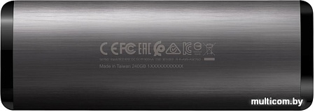 Внешний накопитель A-Data SE760 2TB ASE760-2TU32G2-CTI (титан)