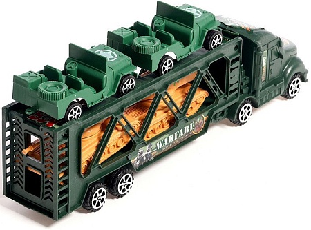 Автовоз Sima-Land Военный автовоз JL009-8