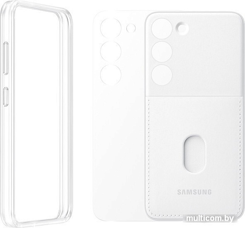 Чехол для телефона Samsung Frame Case S23 (белый)