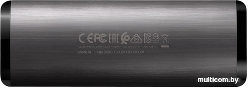 Внешний накопитель A-Data SE760 2TB ASE760-2TU32G2-CTI (титан)