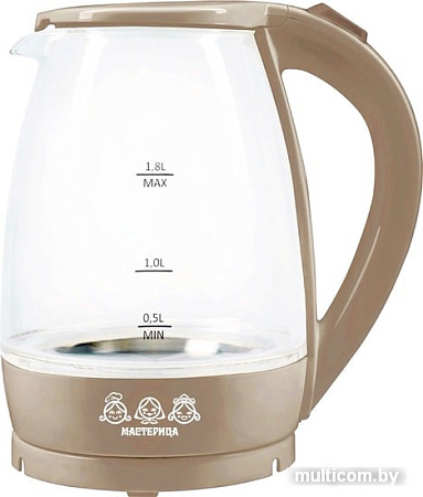 Электрочайник Мастерица EK-1801G (капучино)