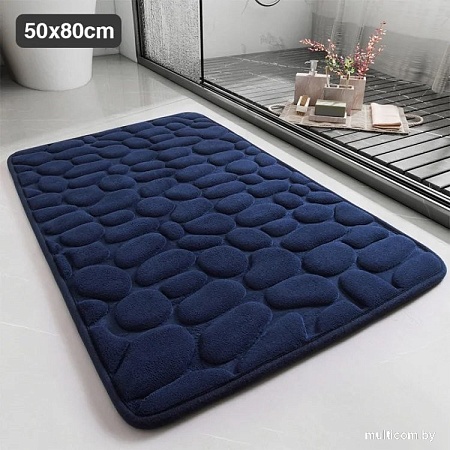 Коврик для ванной Saniteco C0013076H (синий)