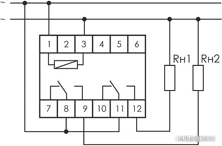 Реле промежуточное Евроавтоматика F&F PK-2P-12 EA06.001.006