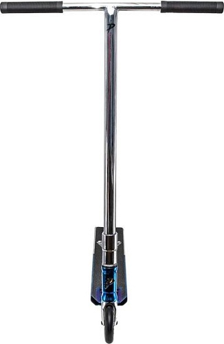 Трюковый самокат Plank Street P21-STR120NCHR (синий/хром)