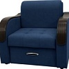 Кресло Сириус Лидер-1 НПБ 105x110 (Eva 22 велюр синий)