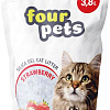 Наполнитель для туалета For Friends Силикагелевый с ароматом клубники TUZ791 3.8 л